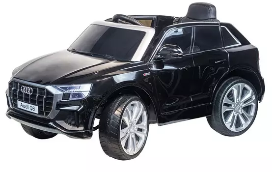 Электромобиль джип Audi Q8, черный