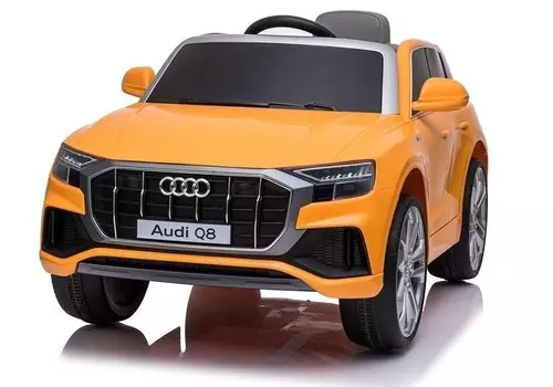 Электромобиль джип Audi Q8, оранжевый