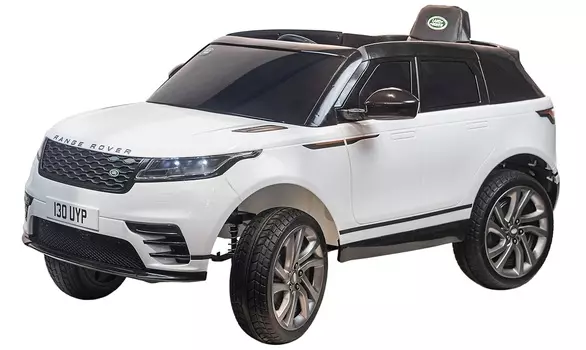 Электромобиль Джип Range Rover Velar, белый, свет и звук