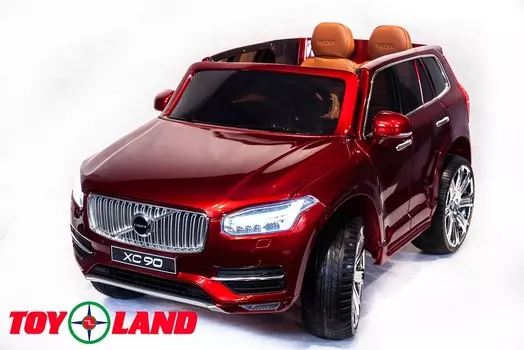 Электромобиль Джип Volvo XC 90, красный