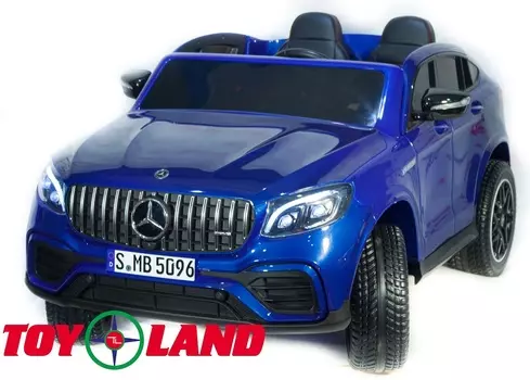 Электромобиль Mercedes-Benz AMG GLC63 2.0 Coupe 4x4 синего цвета, ToyLand, QLS-5688