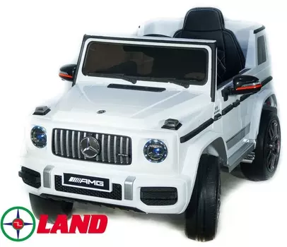 Электромобиль Mercedes-Benz G63 AMG белого цвета, ToyLand, bbh-0003