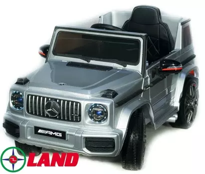 Электромобиль Mercedes-Benz G63 AMG серебряного цвета, ToyLand, bbh-0002