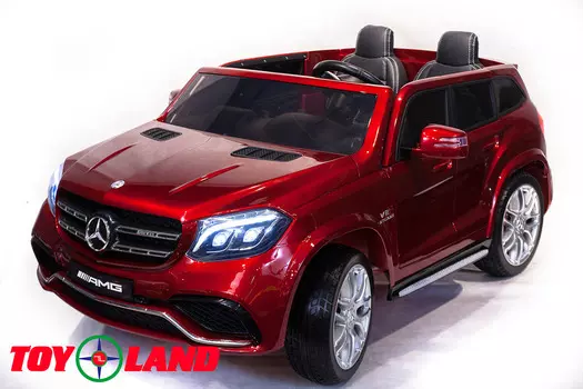 Электромобиль Mercedes-Benz GLS63 AMG, красного цвета