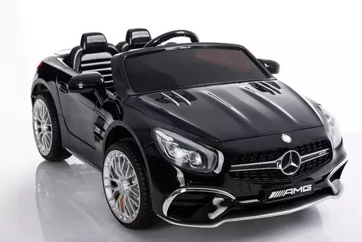 Электромобиль Mercedes-Benz SL65 черный глянец