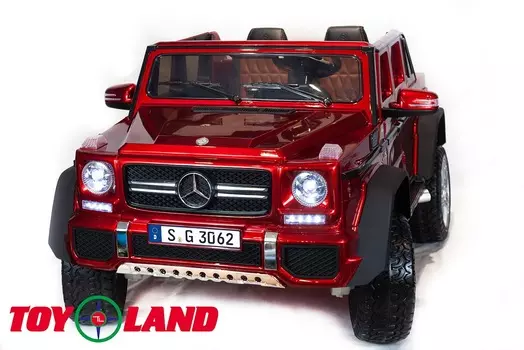 Электромобиль ToyLand Mercedes-Benz Maybach G650 AMG красного цвета