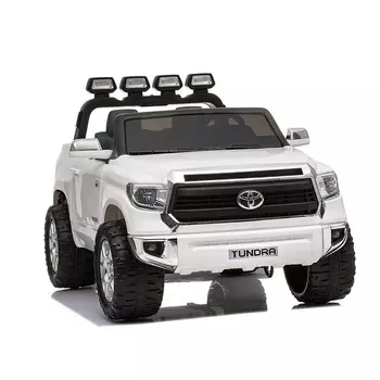 Электромобиль ToyLand Toyota Tundra белого цвета