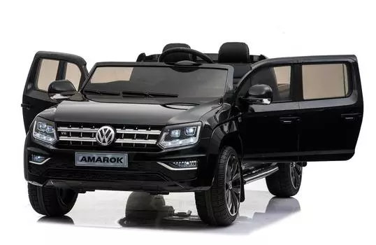 Электромобиль Volkswagen Amarok, черного цвета