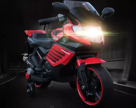 Электромотоцикл ToyLand Minimoto LQ 158 красного цвета