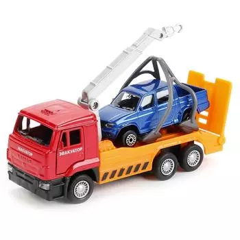 Эвакуатор Камаз 12,5 см и УАЗ Пикап 7,5 см, металл