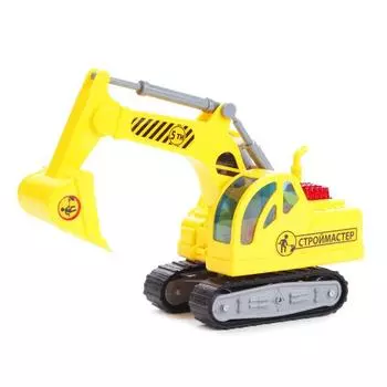 Экскаватор 23 см, свет и звук, подвижные элементы, инерционный