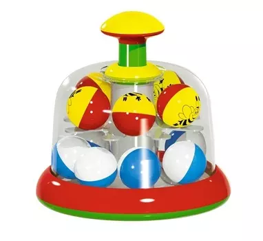 Юла-карусель с шариками, в коробке