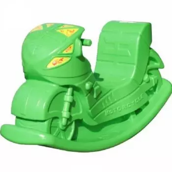 Качалка Большой мотоцикл LAA-628G, зеленый