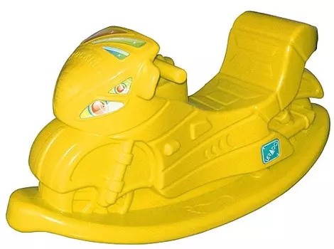 Качалка Малый мотоцикл, желтый