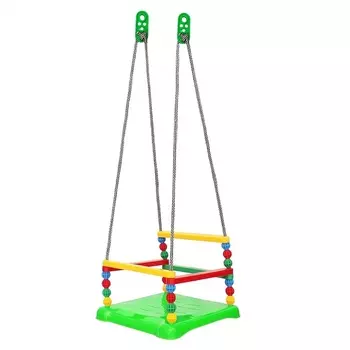 Качели №2 пластиковые зеленые