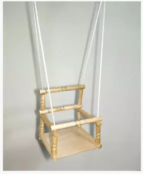 Качели деревянные детские для ДСК