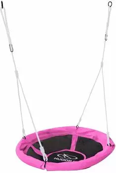 Качели-гнездо Hudora Nest Swing 90, pink/розовые