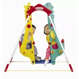 Качели Жираф-Дракон для двоих детей, Haenim Toy, DS-710