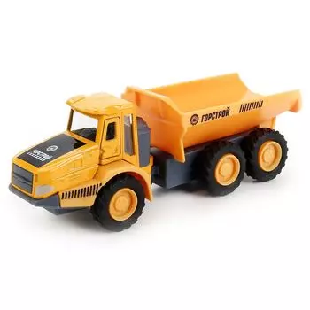 Карьерный самосвал, 15 см, открываются двери, металлический инерционный
