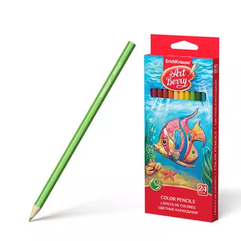 Карандаши цветные, 24 цвета