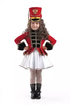 Карнавальный костюм для девочек - Мажоретка, размер 122-64