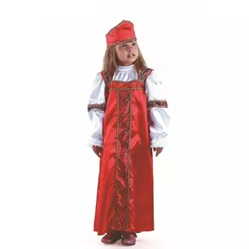 Карнавальный костюм Марья-искусница, текстиль, размер 140-72