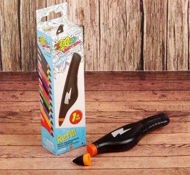 Картридж для 3D ручки Вертикаль, неоновый оранжевый