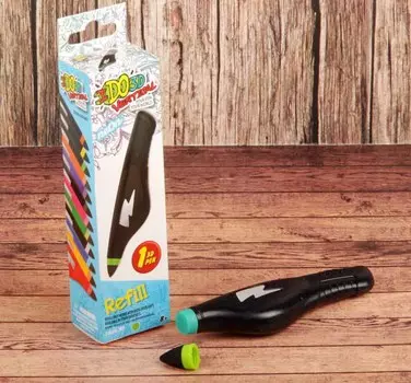 Картридж для 3D ручки Вертикаль, неоновый зеленый