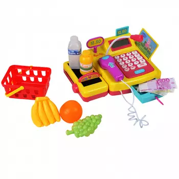 Касса ТМ Peppa Pig с настоящим калькулятором, свет и звук