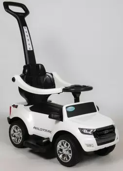 Каталка-электромобиль Barty Ford Ranger DK-P01P белого цвета, свет и звук
