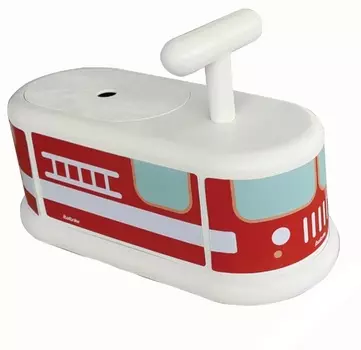 Каталка белая - Пожарная машина