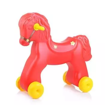 Каталка Лошадка с ручками на корпусе