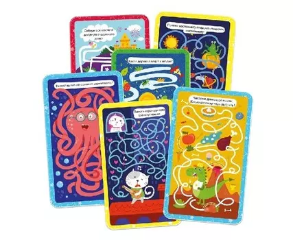 Книга. Умные карточки. Веселые лабиринты