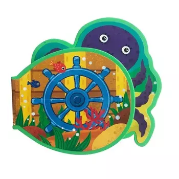 Книжка-игрушка. Кто живет на дне моря? Формы