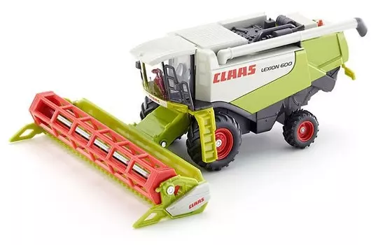 Коллекционная модель комбайна Siku Claas Lexion 600