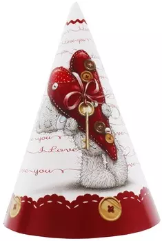 Колпак - Me To You, red, 8 штук