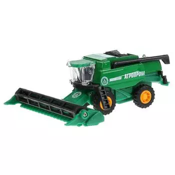 Комбайн зерноуборочный, 12 см, открываются двери, инерционный