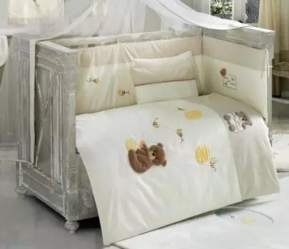 Комплект из 4-ти предметов серии - Honey Bear, linen