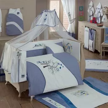 Комплект из 4-ти предметов серии Sweet Home, blue