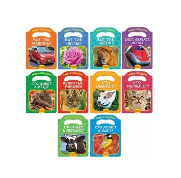 Комплект из 5 книг серии Мир в ладошке 1