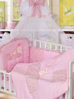 Комплект - Кошки-мышки, розовый