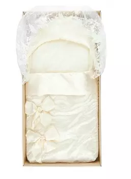 Комплект на выписку - Бантики, шампань