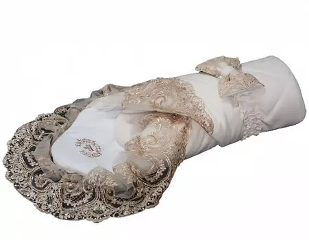 Комплект на выписку - Клеопатра, молочный-какао