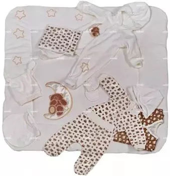 Комплект на выписку - НБ 526, молочный