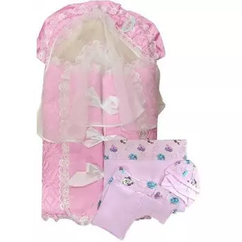Комплект на выписку - Соня-2, 9 предметов, розовый