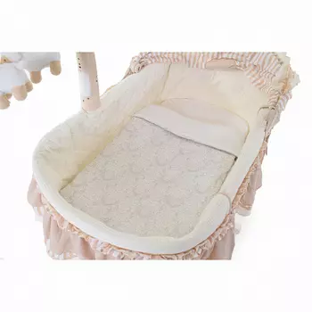 Комплект Nuovita Estelle с пледом в электронную люльку, 2 предмета, grigio / серый