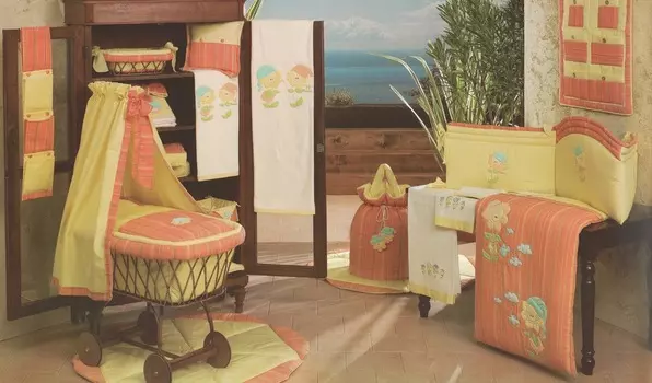 Комплект - Подсолнухи из коллекции 4 времени года: мягкий бортик, одеяло, наволочка