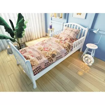 Комплект постельного белья для подростковой кровати Nuovita, 2 предмета, дизайн Плюшевый мишка