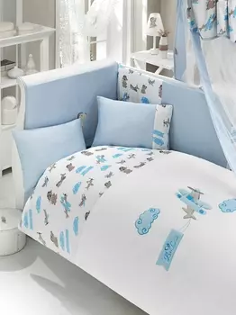 Комплект постельного белья и спальных принадлежностей из 6 предметов серии Puffy Pilot