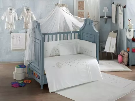 Комплект постельного белья из 3 предметов серия Blossom Saten Vanilla